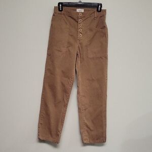 pistola Straight Leg Utility Pants in Brown